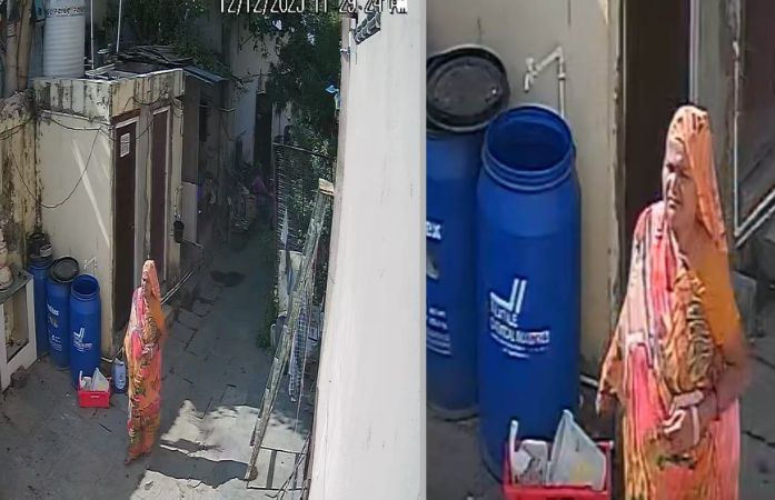 અમદાવાદ: મંદિરમાં ભક્તિના બહાને ચોરી! રાયખડમાં માતાજીનો ચાંદીનો મુગટ ચોરી જતી મહિલા CCTVમાં કેદ 2 - image