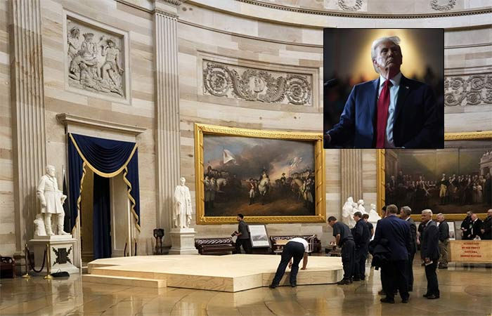 ટ્રમ્પનો શપથ ગ્રહણ સમારોહ ખુલ્લામાં નહીં પરંતુ 'ધી કેપીટોલ'ના મધ્યસ્થ ખંડમાં યોજાશે 1 - image