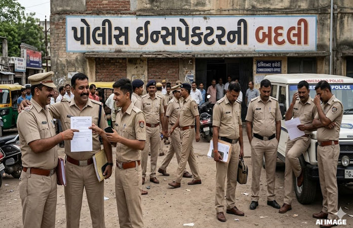 અમદાવાદ પોલીસ બેડામાં13 PIની આંતરિક બદલી.