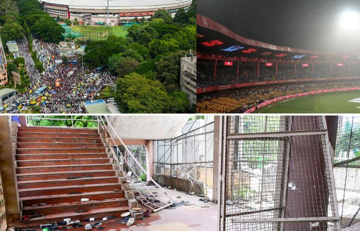 નાસભાગની ઘટના બાદ જાણીતા સ્ટેડિયમને જોખમી જાહેર કરાયું, વર્લ્ડકપ અગાઉ BCCIની ચિંતા વધી 1 - image