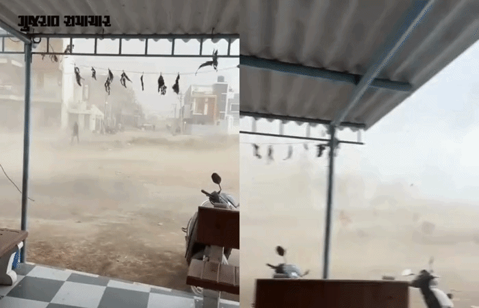 સુરતમાં કમોસમી કાળ યુવકને ભરખી ગયો, પર્વત પાટિયામાં મનપાનું ભારે ભરખમ બોર્ડ તૂટી પડતાં મોત 5 - image