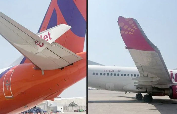 દિલ્હી ઍરપૉર્ટ પર મોટી દુર્ઘટના ટળી, સ્પાઇસ જેટ વિમાનની પાંખ અકાસા એરના પ્લેન સાથે ટકરાઈ, તમામ મુસાફરો સુરક્ષિત 1 - image