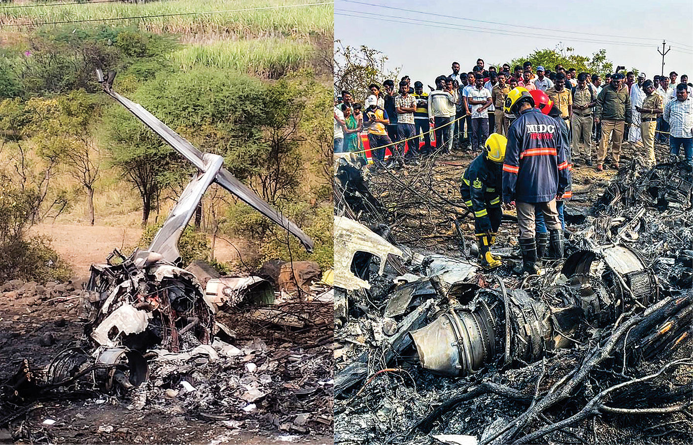 અજિત પવાર પ્લેન ક્રેશ: આવતીકાલે અંતિમ સંસ્કાર, ફડણવીસ અને શિંદે બારામતી પહોંચ્યા 3 - image