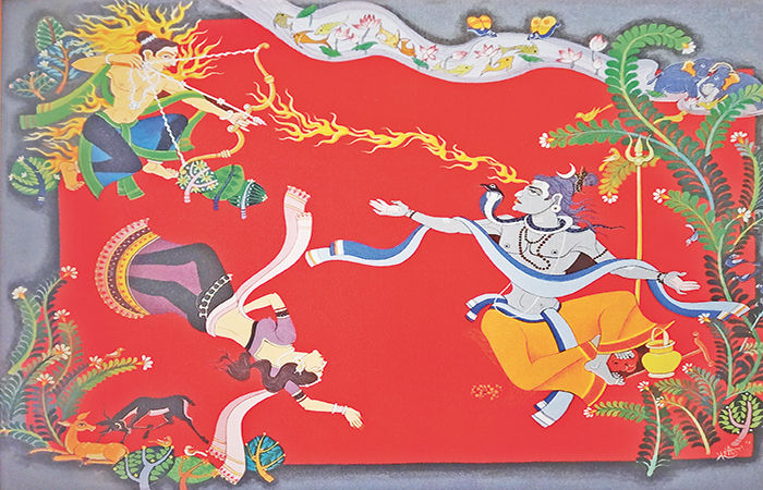 ભારતીય શૈલીનાં પ્ર-શાંત ચિત્રો                                 . 1 - image