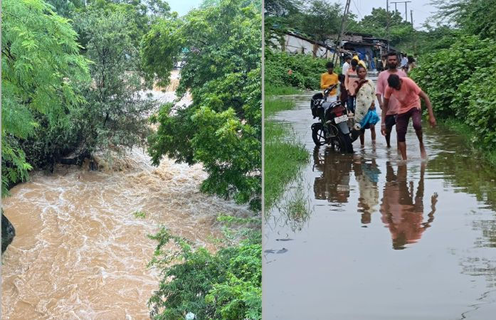અંકલેશ્વરના ગ્રામ્ય વિસ્તારમાં નર્મદા નદીના પાણી ફરી વળ્યા, ખેડૂતે નુકસાન ભોગવવાનો વારો 1 - image