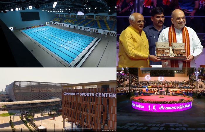 અમદાવાદના નારણપુરામાં વર્લ્ડ ક્લાસ સ્પોર્ટ્સ કોમ્પ્લેક્સનું ઉદ્ઘાટન, રમતગમતમાં ગુજરાતને નવી ઓળખ મળશે 3 - image