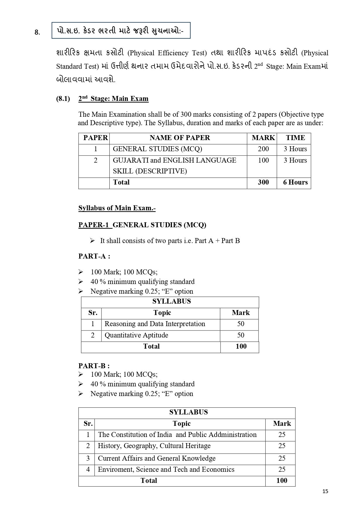 ગુજરાત પોલીસ વિભાગમાં PSI અને LRDની ભરતીને લઈને મહત્ત્વના સમાચાર, કાલે ફોર્મ ભરવાની અંતિમ તારીખ 16 - image