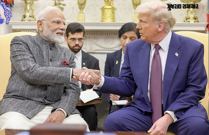 અમેરિકાના ટૅરિફની ધમકી સામે ભારતનો સકારાત્મક જવાબ, 'ફોર્સ્ડ લેબર' પર ચર્ચા ચાલુ.