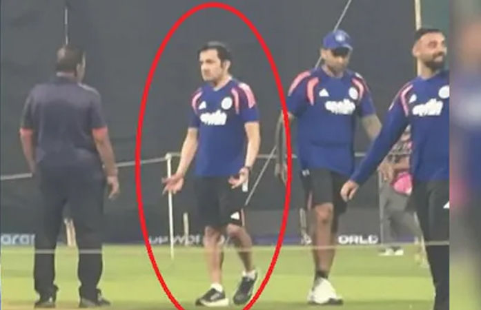 T20 વર્લ્ડ કપ સેમિ ફાઈનલ પહેલા વાનખેડેમાં ભારતીય કોચ પિચ ક્યુરેટર પર ભડક્યા! વાતચીતની 'ગંભીર' તસવીર 1 - image