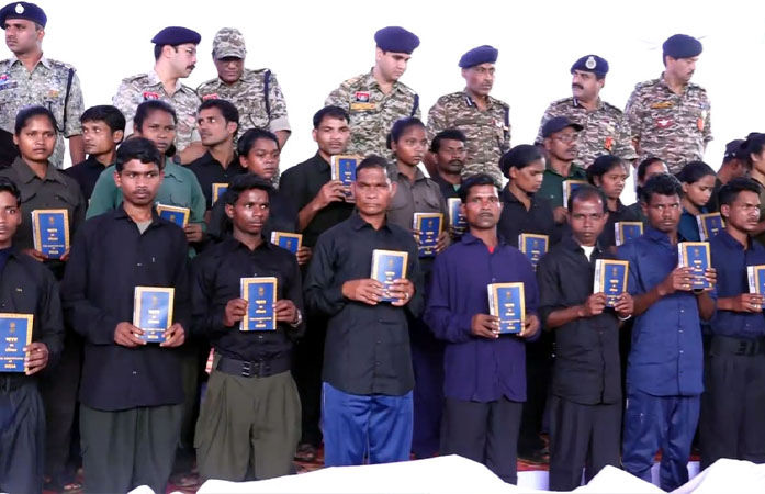Naxals from Dandakaranya Surrender