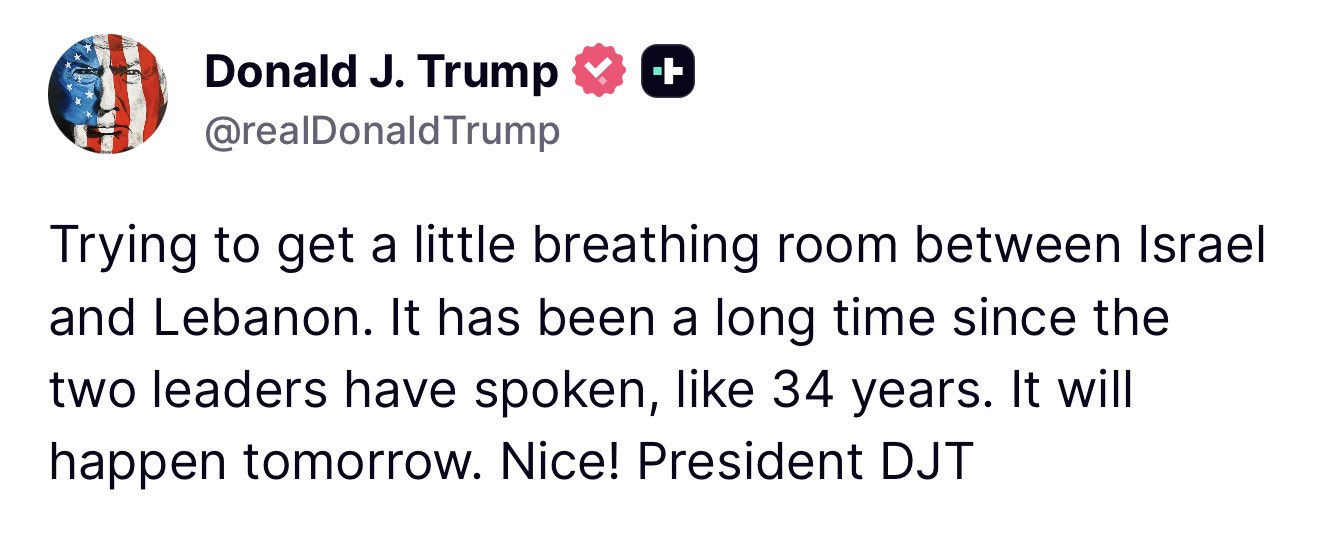 ઇઝરાયલ-લેબેનોન વચ્ચે 34 વર્ષ બાદ ઐતિહાસિક મંત્રણા: ડોનાલ્ડ ટ્રમ્પે કર્યું સ્વાગત, પશ્ચિમ એશિયામાં રાજકારણમાં મોટા ફેરફારના સંકેત 2 - image