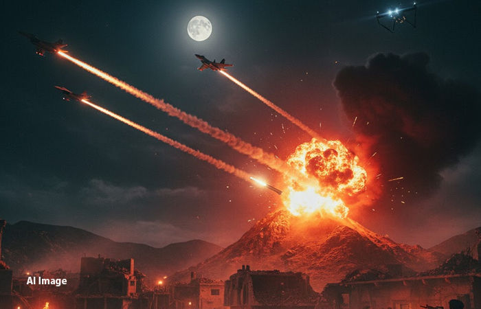 અફઘાનિસ્તાનના હુમલાથી અકળાયેલા પાકિસ્તાનની ફરી એરસ્ટ્રાઇક, 70થી વધુ તાલિબાનીના મોતનો દાવો 1 - image