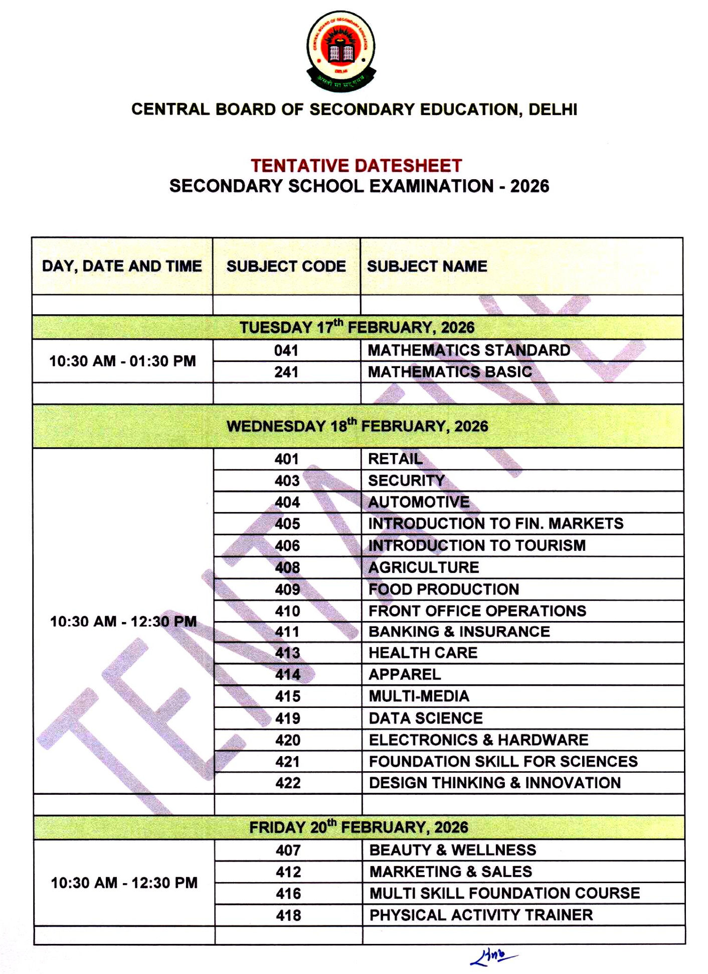 CBSEના વિદ્યાર્થીઓ માટે મોટા સમાચાર: ધો. 10-12ની પરીક્ષાની સંભવિત તારીખ જાહેર કરી 3 - image