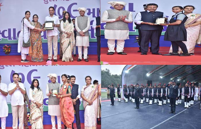 સુરત પાલિકા રાષ્ટ્રીય દિવસ 79 માં સ્વતંત્રતા દિવસની ઉજવણી કરે છે | સુરત પાલિકાએ 79 મા સ્વતંત્રતા દિવસની ઉજવણી કરી