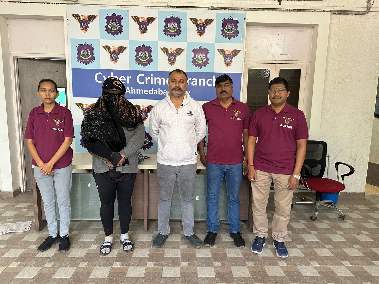 Ahmedabad Cyber Crime Branch nabs NCP leader, woman for honey-trapping builder, seeking ₹10-cr ransom