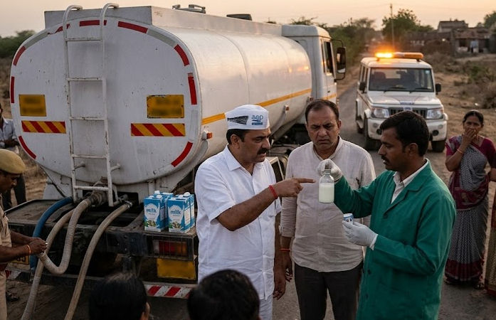 વાહ રે સરકાર! દૂધનાં 11684 પૈકી એક પણ નમૂનો હાનિકારક નહીં! ફુલગુલાબી સરકારી રિપોર્ટ 1 - image