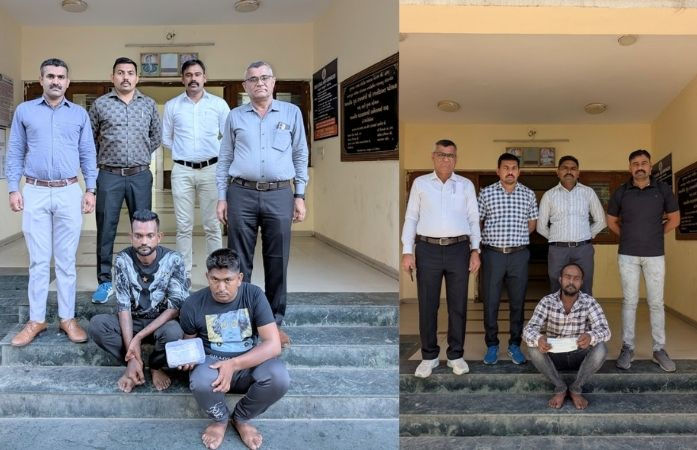 અમદાવાદ: વાડજમાં અકસ્માતના બહાને વૃદ્ધને ધમકાવી પૈસા પડાવતી ગેંગ ઝડપાઈ, ગણતરીના કલાકોમાં મુદ્દામાલ રિકવર 1 - image