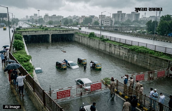 Ahmedabad Underpass Flooding