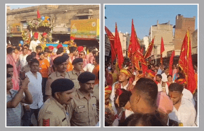 LIVE : અમદાવાદમાં 8.5 કિ.મી. લાંબી મા ભદ્રકાળીની નગરયાત્રા જગન્નાથ મંદિરે પહોંચી,  મહંતે કરી પૂજા અર્ચના 3 - image