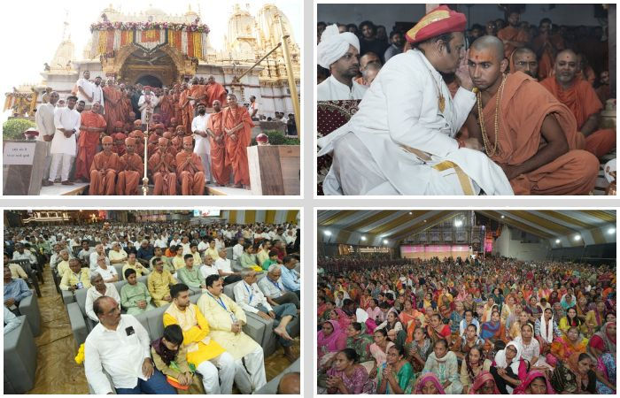 વડતાલમાં યોજાયો પાટોત્સવ, 201 વર્ષ પહેલા મંદિરમાં શ્રી હરીએ કરી હતી આદિદેવોની સ્થાપના 3 - image