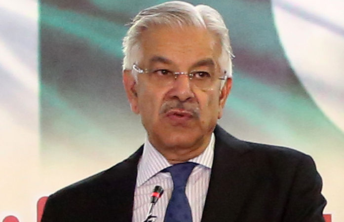 Pakistan Defence Minister Khawaja Asif
