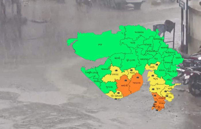 It will be a rainy Sunday for six districts in Gujarat
