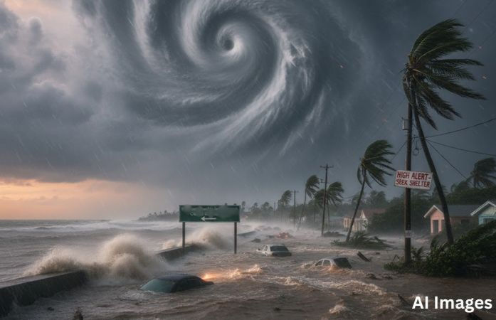 જમૈકાના તમામ એરપોર્ટ બંધ, વિનાશકારી પૂરની શક્યતા; મેલિસા વાવાઝોડાના કારણે અનેક દેશોમાં ફફડાટ 1 - image