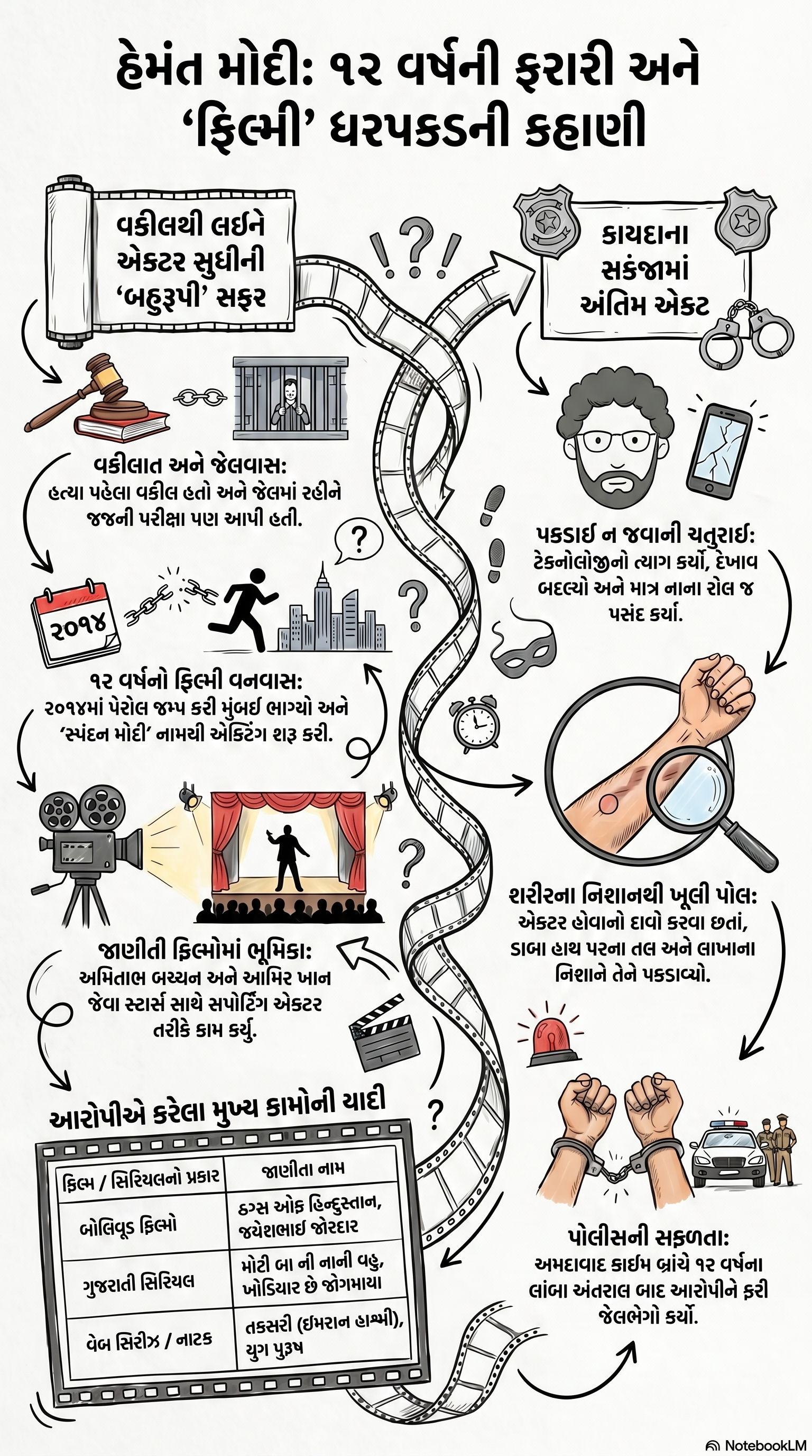 વકીલાત, પત્રકારત્વ અને પછી બોલિવૂડમાં એક્ટિંગ... જાણો હત્યાનો ફરાર કેદી 12 વર્ષે અમદાવાદથી કેવી રીતે ઝડપાયો 2 - image