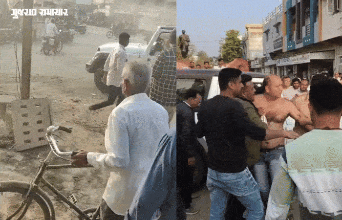 જામનગરથી બેફામ થાર લઈને નીકળેલા યુવકે ભાયાવદર સુધી અનેક વાહનોને લીધા અડફેટે, પોલીસે નબીરાને ઝડપ્યો 1 - image