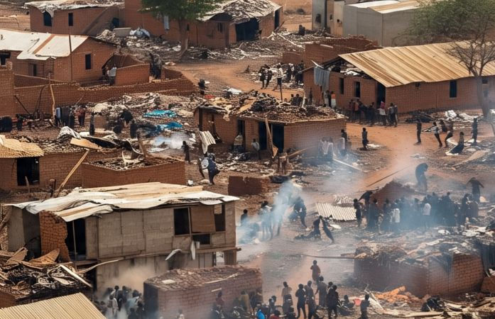 નાઈજિરિયામાં બંદૂકધારીઓએ 100થી વધુને ગોળીઓથી વીંધી નાખ્યા, રૂમમાં પૂરી બાળ્યાં 1 - image