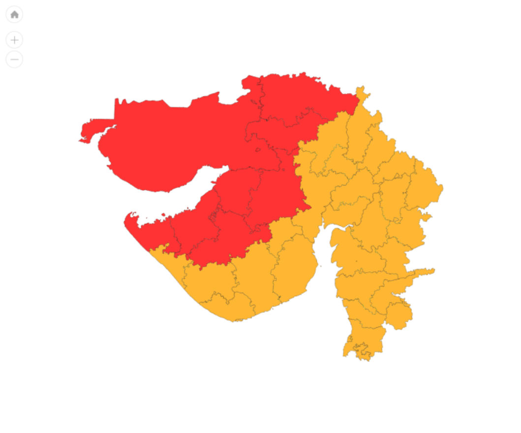 BIG NEWS | સમગ્ર ગુજરાતમાં ભારેથી અતિભારે વરસાદની આગાહી, 6 જિલ્લામાં રેડ ઍલર્ટ 2 - image