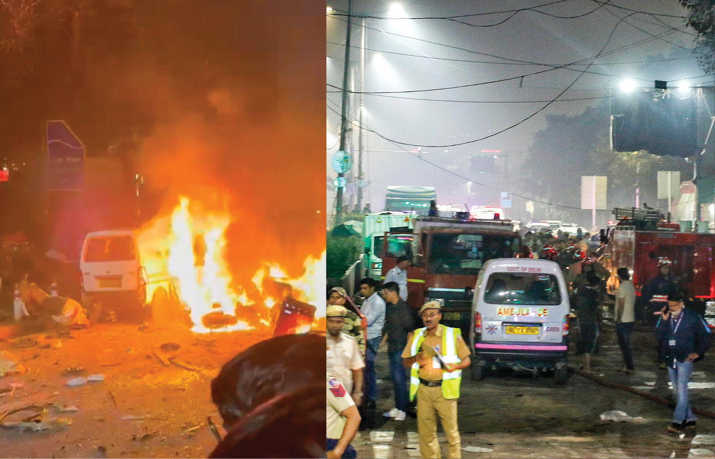 દિલ્હીના કરુણ દૃશ્યો | બ્લાસ્ટ નજરે જોનારાએ કહ્યું- ઠેર ઠેર લોકોના મૃતદેહો વિખેરાયેલા હતા 1 - image