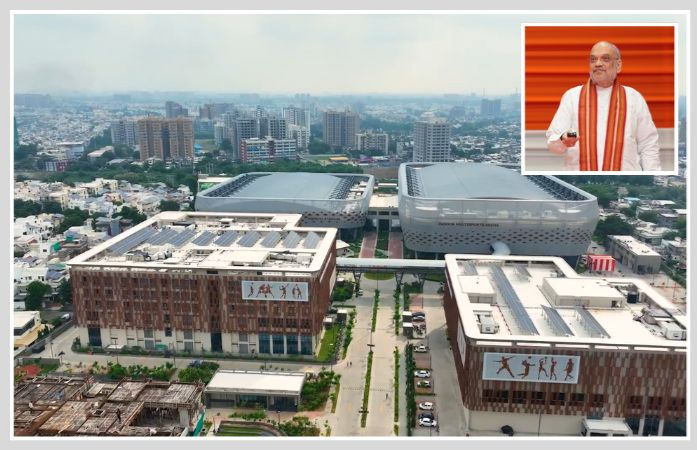 અમદાવાદના નારણપુરામાં વર્લ્ડ ક્લાસ સ્પોર્ટ્સ કોમ્પ્લેક્સનું ઉદ્ઘાટન, રમતગમતમાં ગુજરાતને નવી ઓળખ મળશે 1 - image