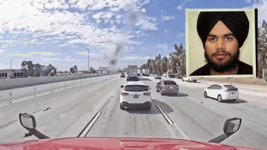 VIDEO: અમેરિકામાં ભારતીય ટ્રક ડ્રાઈવર સામે અનેક વાહનો કચડી નાખવાનો આરોપ, ત્રણના મોત 1 - image