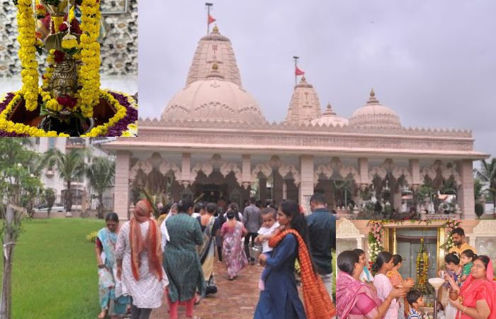 શ્રાવણ માસના પહેલા દિવસે મંદિરો હર હર મહાદેવના નારાથી વાતાવરણ ગુંજી ઉઠ્યા | Shravan Month: Atmosphere reverberated with the chants of temples Har Har Mahadev - Gujarat Samachar