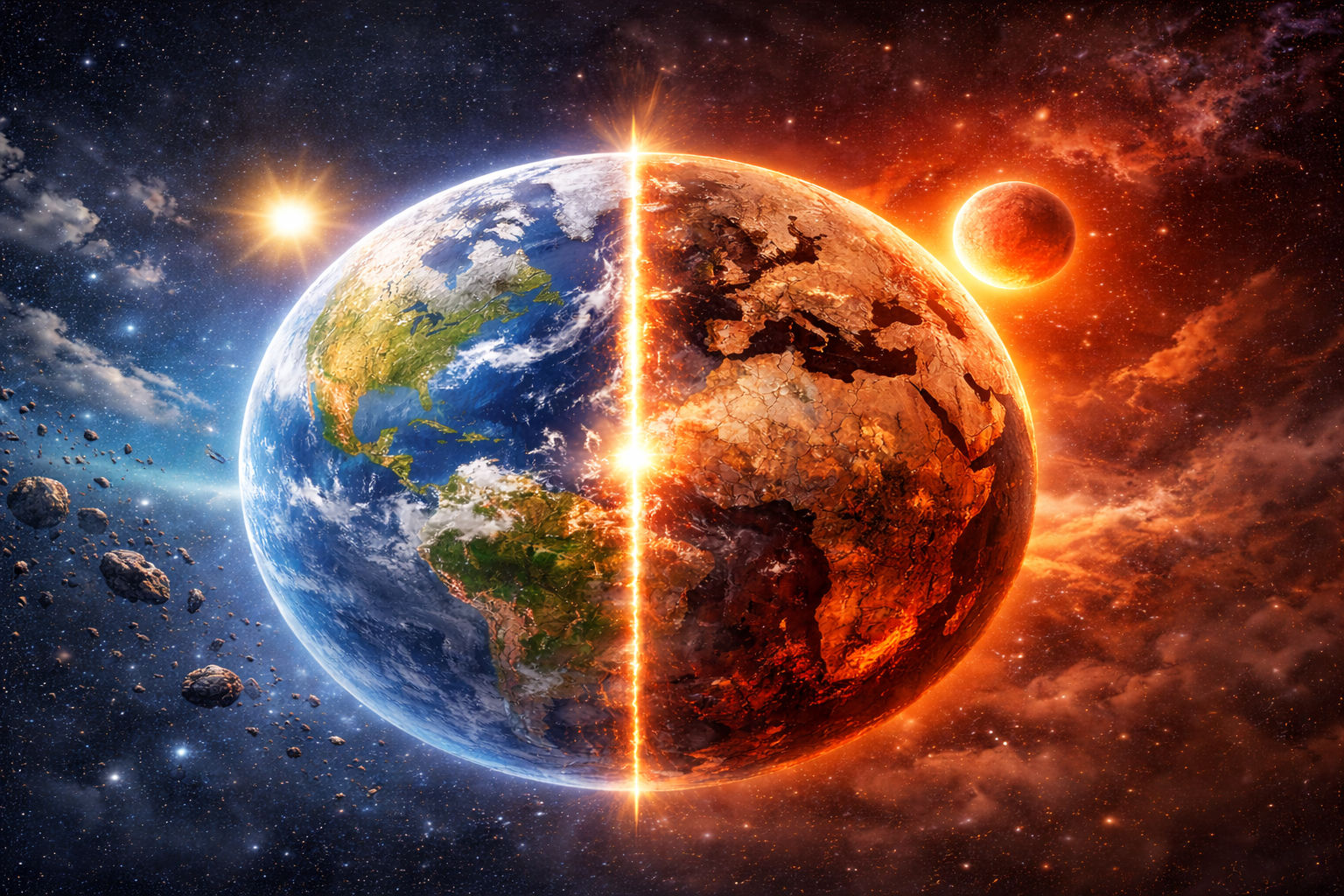 પૃથ્વી હવે ‘વૃદ્ધાવસ્થા’ તરફ! અડધી જિંદગી પૂરી, જાણો હવે કેટલા વર્ષ જીવશે આપણો ગ્રહ? 1 - image