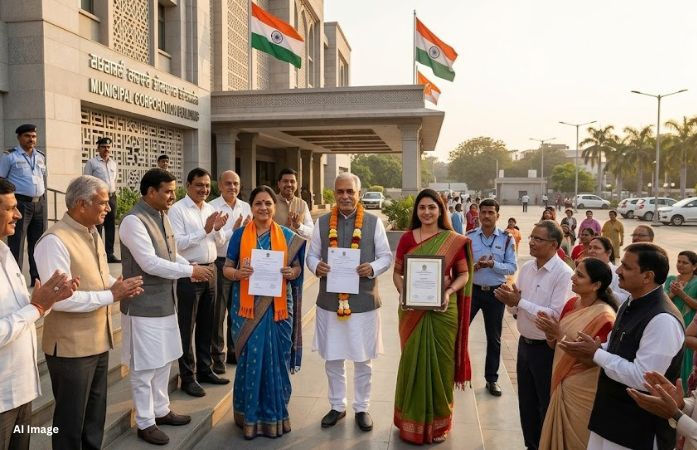 ગુજરાત સ્થાનિક સ્વરાજ્યની ચૂંટણી, પાલિકાઓના પ્રમુખ-ઉપ પ્રમુખના નામની સત્તાવાર જાહેરાત, જુઓ સંપૂર્ણ યાદી 1 - image