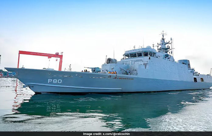 Mahe 1st Indigenous Anti Submarine Vessel