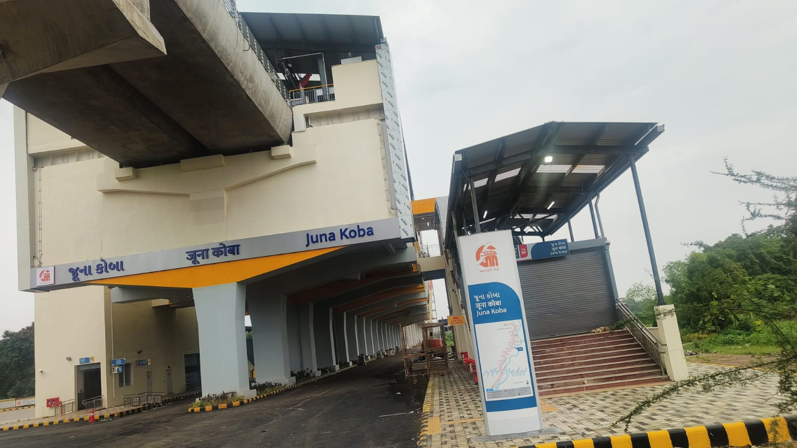 જૂના કોબા અને કોબા ગામ મેટ્રો સ્ટેશનો 28 સપ્ટેમ્બરથી થશે કાર્યરત, જોઇ લો રૂટ અને સમય-પત્રક 2 - image