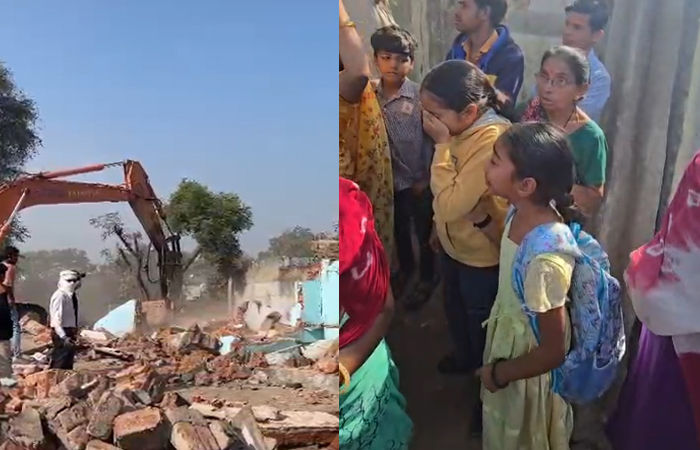 અમદાવાદમાં 150 મકાનો પર ફરી વળ્યું બુલડોઝર, કમલ તળાવ પાસે કાર્યવાહી; પરિવારોનું હૈયાફાટ રુદન 3 - image