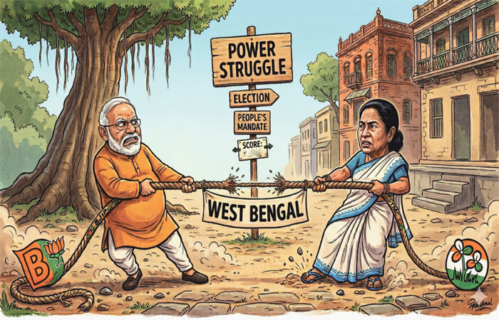 મમતા - મોદી : બંગાળમાં જબરજસ્ત રસાકસી 2 - image