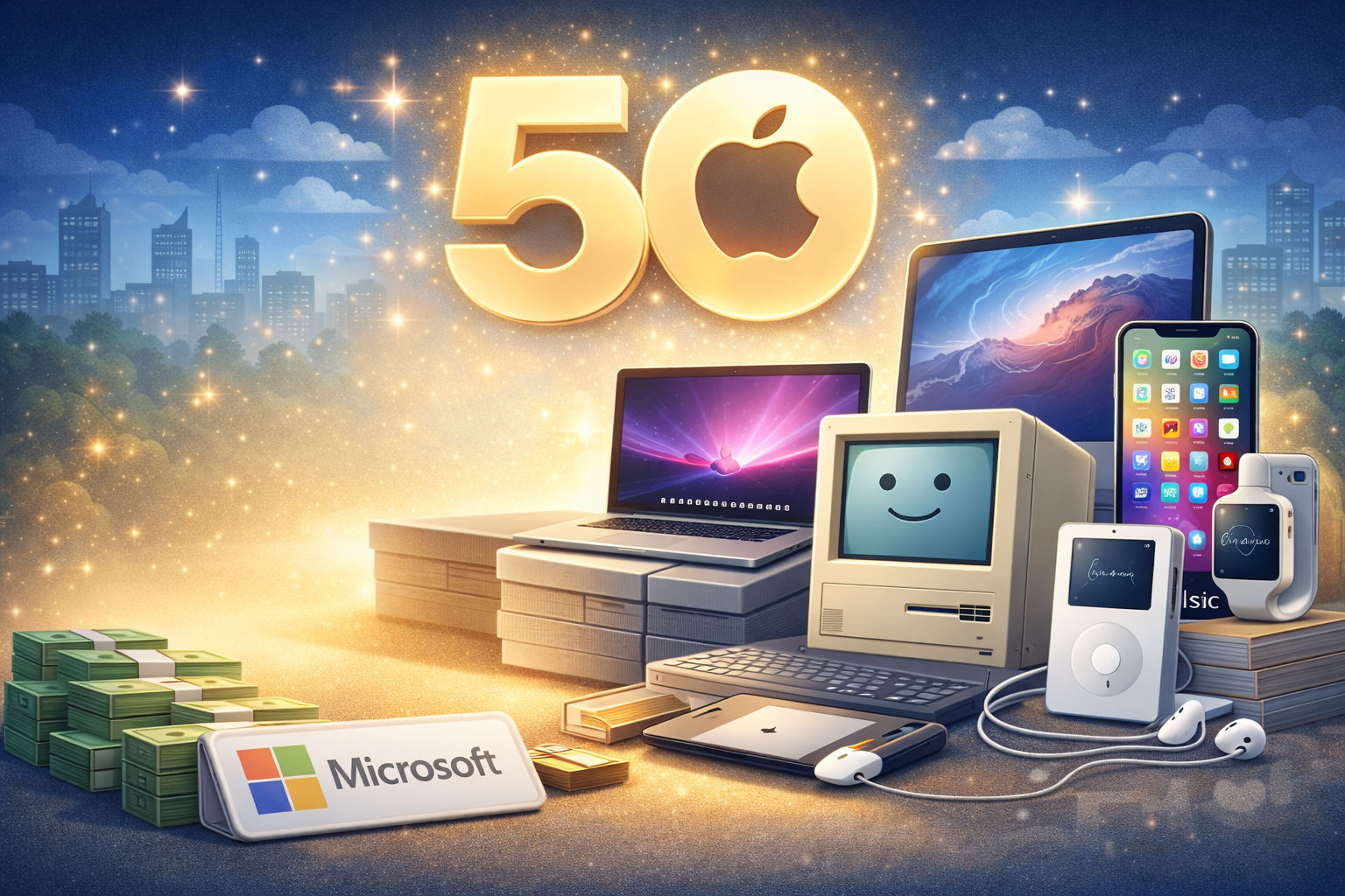 એપલના 50 વર્ષ: એક સમયે દેવાળિયું ફૂંકવાની હતી આ કંપની, માઇક્રોસોફ્ટે બચાવી હતી, જાણો રસપ્રદ કિસ્સો 1 - image