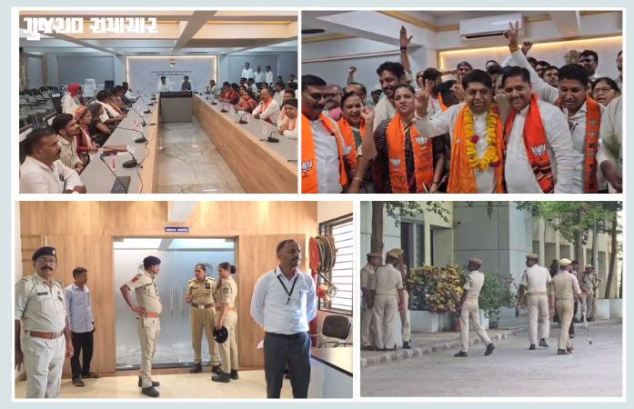 છોટા ઉદેપુર: AAP ઉમેદવાર ગેરહાજર, પોલીસની સ્થિતિ, ભાજપની જિ.પંચાયત જીત