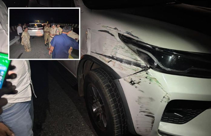 આગરા-લખનઉ એક્સપ્રેસ વે પર ટ્રકે કારને ટક્કર મારતાં યુપીના મહિલા મંત્રીનો જીવ માંડ માંડ બચ્યો 1 - image