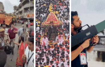 અમદાવાદમાં 148મી રથયાત્રા સંપન્ન: નગરચર્યા બાદ ત્રણેય રથ નિજ મંદિર પરત ફર્યા 4 - image