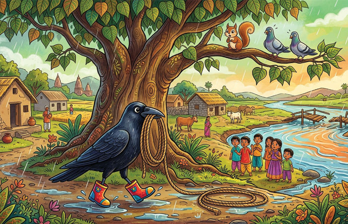 બૂટ પહેરેલો કાગડો : The Crow Wearing Boots 1 - image
