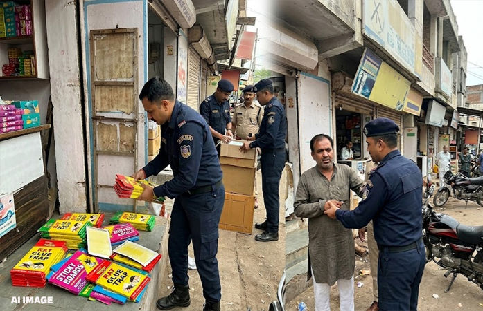 ગોધરામાં ઉંદર પકડવાની પ્રતિબંધિત 'ગ્લુ ટ્રેપ' વેચતા 3 વેપારીઓ ઝડપાયા, SOGના દરોડા 1 - image