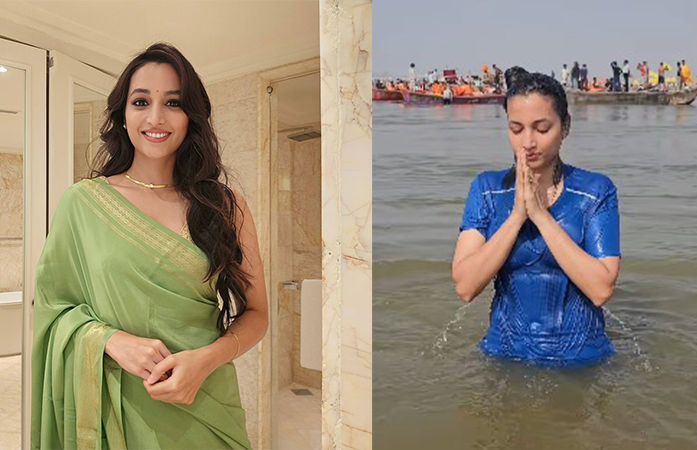 Photos: દક્ષિણ ભારતની સ્ટાર અભિનેત્રીએ મહાકુંભમાં લગાવી આસ્થાની ડૂબકી, માસ્કથી ચહેરો છુપાવ્યો 1 - image