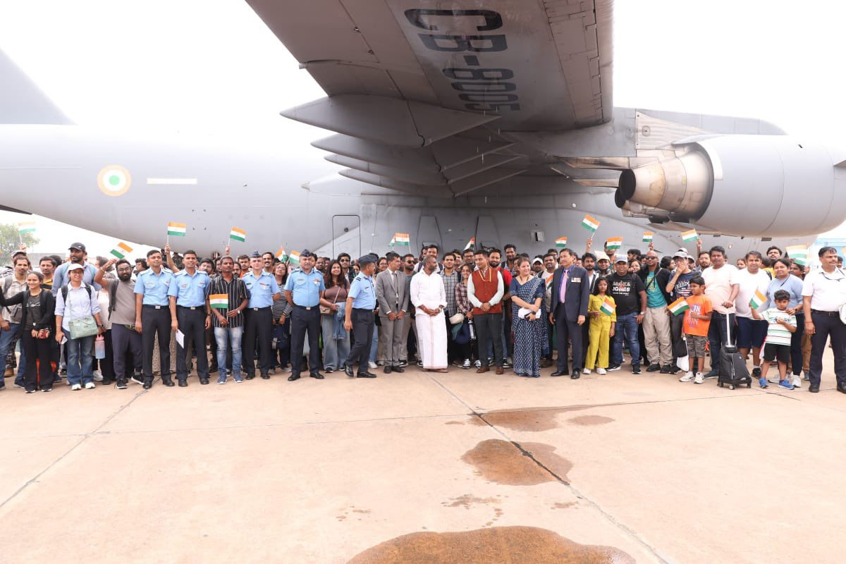 Operation Sindhu: IAF brings home 268 Indian nationals from Israel 