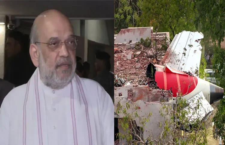 LIVE HM Amit Shah calls Ahmedabad crash national tragedy says plane was carrying 1.25 lakh litres of fuel